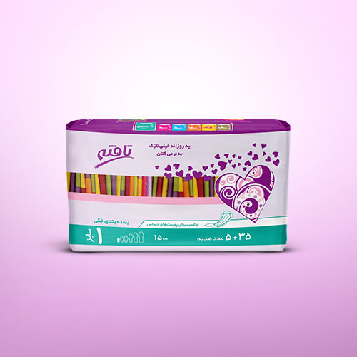 پد روزانه تافته مدل Ultra Thin بسته 40 عددی (5+35)